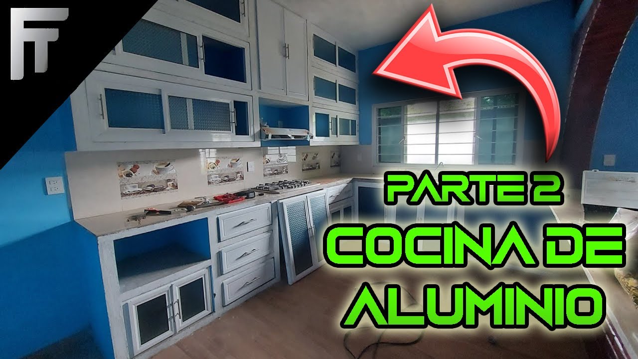 Fabricando puertas para cocina en aluminio🛠 PARTE 2