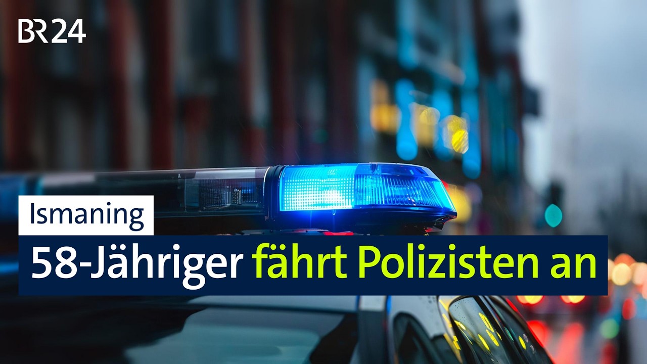 Ismaning: 58-Jähriger fährt Polizisten an