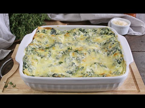 LASAGNA RICOTTA E SPINACI, il primo piatto facile, veloce ,vegetariano per Pasqua- La cucina di Rita
