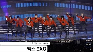 엑소 EXO[4K 직캠]럭키원 Lucky One@20160618 Rock Music