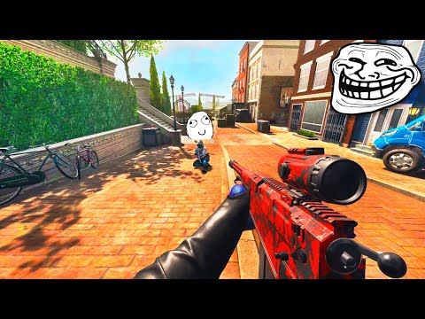 Acting like BOT then POPPING OFF with a SNIPER (1 HOUR LONG + BEST REACTIONS)
