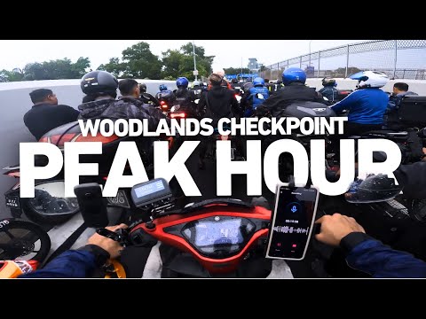 Riding to the World's Busiest Land Border Crossing - Woodlands Checkpoint
