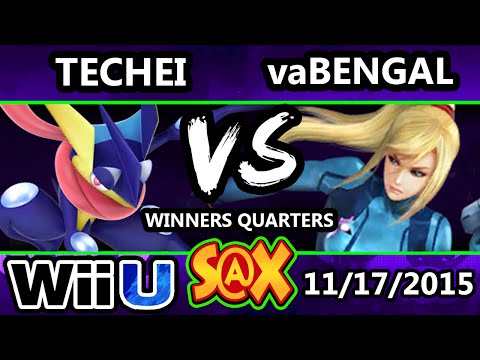 S@X 124 - Techei (Greninja) Vs. mMm || vaBengal (ZSS) SSB4 Winners Quarters - Smash Wii U - Smash 4