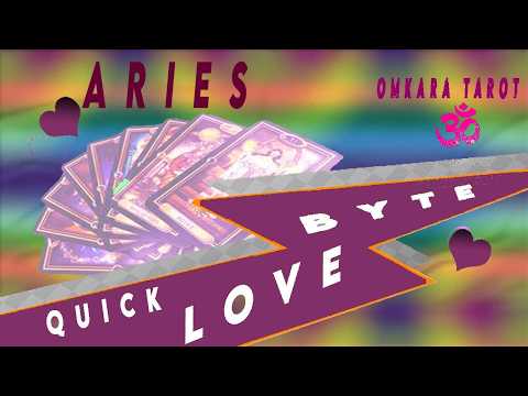 Aries Tarot- A SURPRISE TWIST IN UR LOVE LIFE ! /Love Bytes/