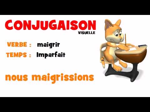 FRENCH VERB = maigrir = Imparfait