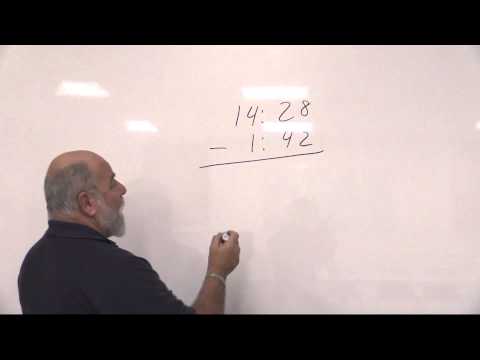 Navigation - How To Add or Subtract Time