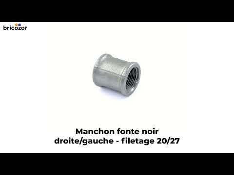 Manchon fonte droite / gauche noir - référence 271 CODITAL
