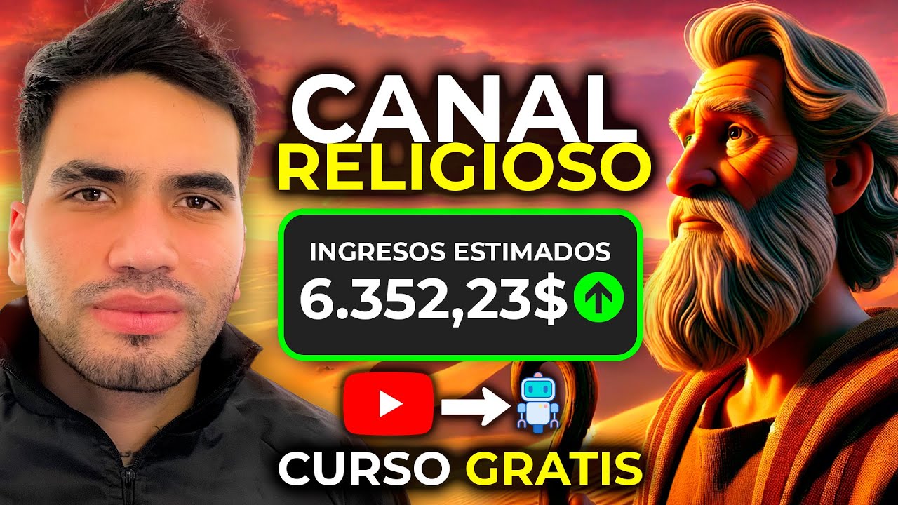 Mega Curso GRATIS de Automatización de YouTube: Cómo Monetizar un Canal Cristiano paso a paso.