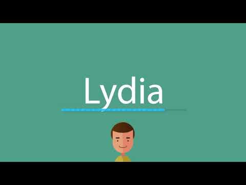 How to say Lydia