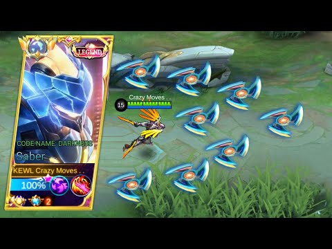 GLOBAL SABER SECRET TRICK ( best build that can 1 shot all )