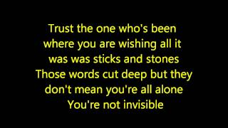 Hunter Hayes- Invisible Lyrics
