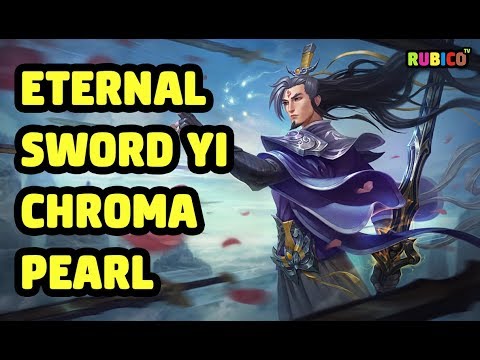 ETERNAL SWORD YI CHROMA PEARL SKIN SPOTLIGHT - LEAGUE OF LEGENDS
