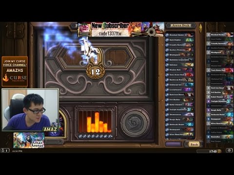 Amaz 12 Wins Warlock Arena - Felfire Potion!!!