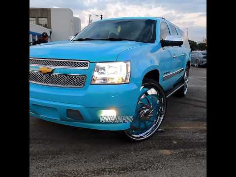 Chevy suburban on dub floaters
