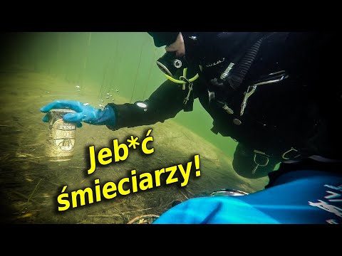 Jeb*ć śmieciarzy! - Nurkowanie Kaliszany (dron + scuba)