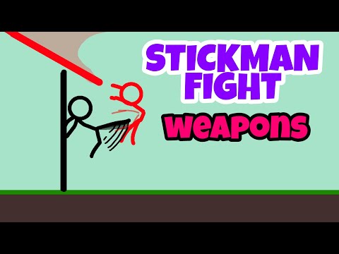 STICKMAN FIGHT (weapons) | Fight Animation!!