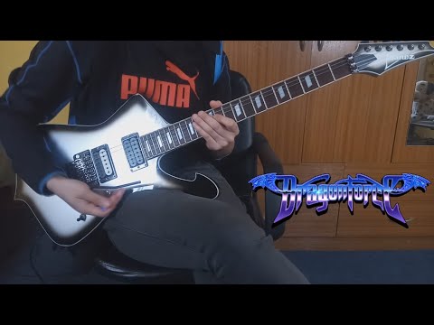 DragonForce - The Last Dragonborn (Cover) with Sam's guitar