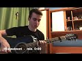 Taake riffs on acoustic (black metal) guitar