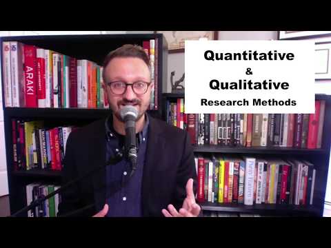 Quantitative & Qualitative Research Methods