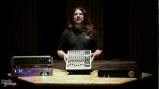Video thumbnail for Peavey PV10, PV14 - 10 Channel Compact Portable Live Sound/Studio Mixer by audiosavings