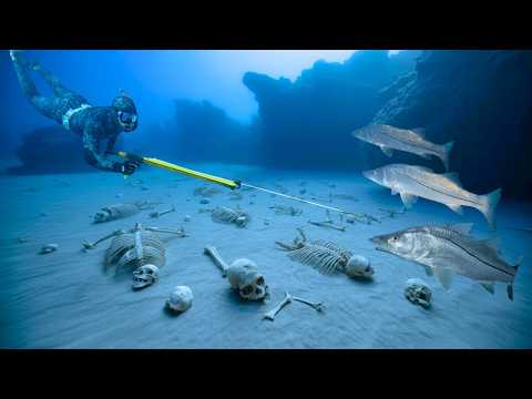 SCARY!!! WE FOUND A SHIPWRECK FULL OF BONES!