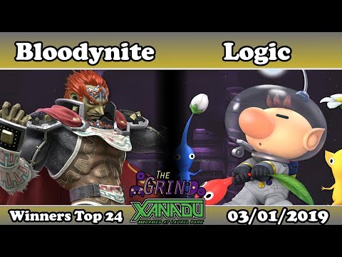 The Grind 66 Bloodynite (Gannondorf) vs Logic (Olimar) Winners Top 24