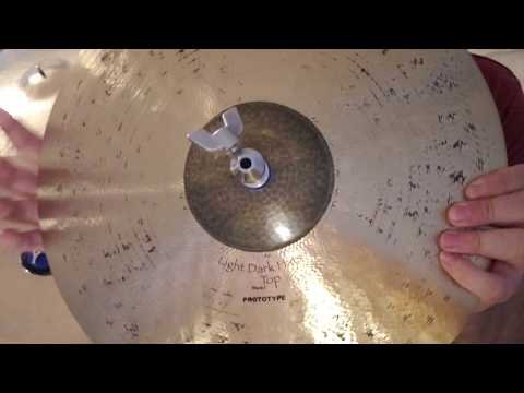 Paiste 15" Signature Dark Energy Light Dark Hi Hat Mark 1 Prototype