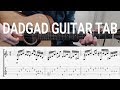 DADGAD Acoustic Guitar Tab