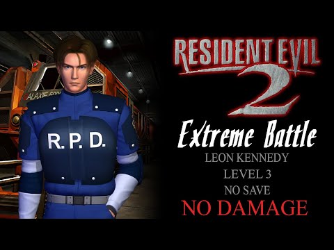 [Resident Evil 2] Extreme Battle - Level 3, No Save, No Damage (Leon)