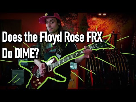 Can the Floyd Rose FRX do Dimebag harmonic squeals?