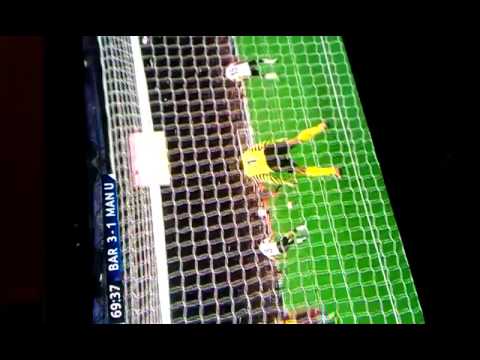 david villa goal champions league final 2011