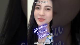 Download lagu Ga Mau Selain Kamu 🥰🥰 | Cute Lipsync | #baper #bucin #lucu #cutelipsync #imut #cantik #mamahmuda mp3