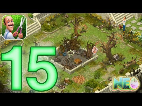 Gardenscapes: Gameplay Walkthrough Part 15 - New Area Unlocked (iOS, Android)
