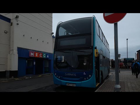 arriva northumbria 7505 NK57GWX ADL E400 Trident 2 X7 Blyth