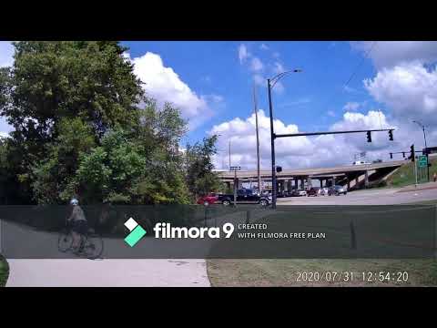 K -96 bike path through chisholm creek park