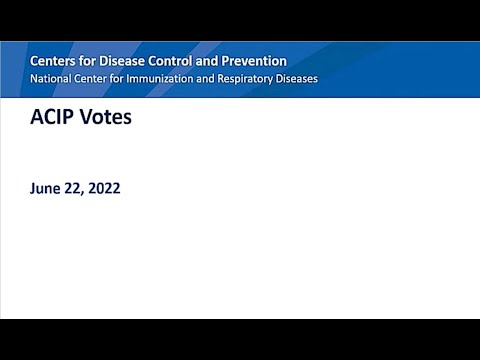 June 22, 2022 ACIP Meeting - Public Comment