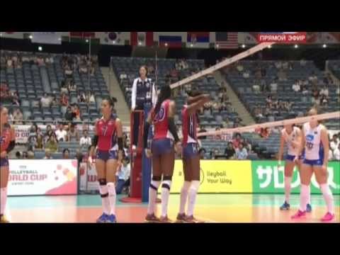 RUSSIA vs Dominican Republic   FIVB Volleyball Women's World Cup 2015
