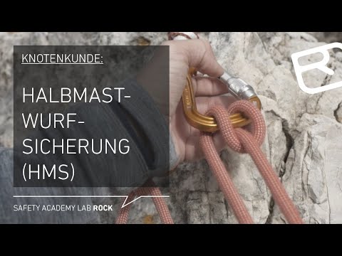 Halbmastwurfsicherung (HMS): Knotenkunde Alpinklettern - Tutorial (10/43) | LAB ROCK
