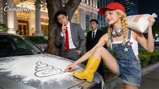 Chica furiosa cubre coche del CEO con harina—todos creen q es fin,¡pero él se ríe&se casa con ella!