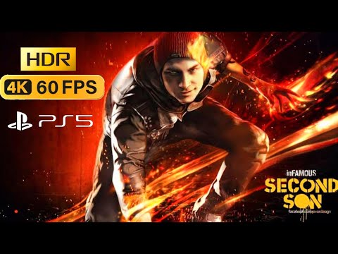 inFAMOUS Second Son - PS5 Gameplay (4k 60FPS HDR)