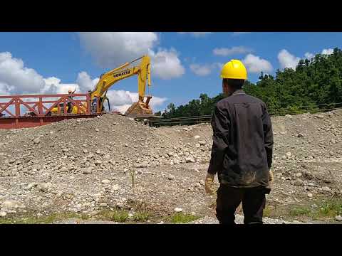 saat evaluasi jembatan PT. JDI