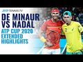 Alex De Minaur vs Rafa Nadal | ATP Cup 2020 Extended Highlights