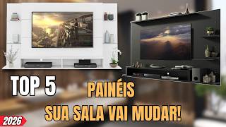 TOP 5 Melhores Painéis para TV de 2026 | Bonitos, Modernos e Baratos!