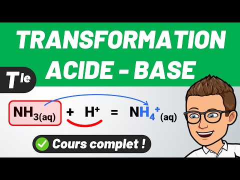 TRANSFORMATIONS ACIDE - BASE ✅ Cours complet 💪 Terminale spécialité