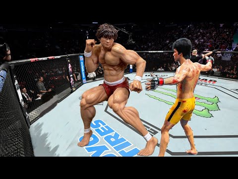 UFC4 Bruce Lee vs. Hanma Baki EA Sports UFC 4