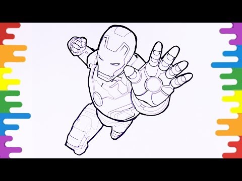 Iron men Coloring Pages, Avengers Coloring Pages, How to colors Iron Man, AVENGERS COLORING
