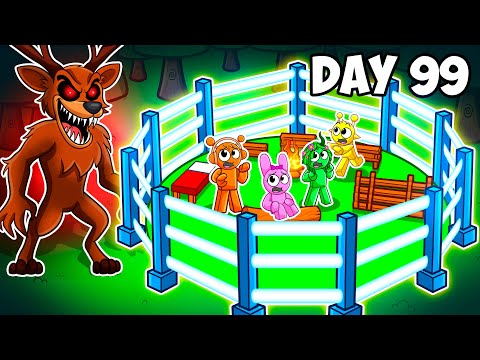 Using The NEW ALIEN TECH To Build The Most SECURE BASE In 99 Nights In The Forest!