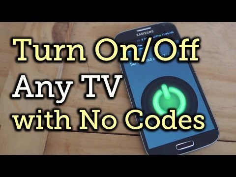 Turn Off Any TV with This Universal Switch on Your Samsung Galaxy S4 [How-To]