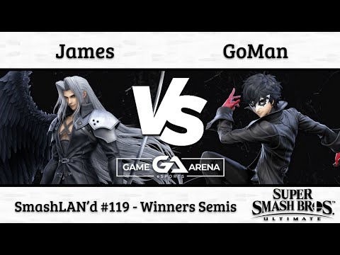 SmashLAN'd 119: James (Sephiroth) vs. GoMan (Joker) - Winners Semis