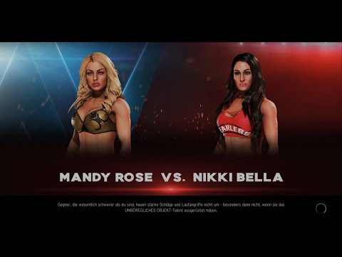 WWE 2K20 - Mandy Rose vs Nikki Bella - PS5 4K UHD